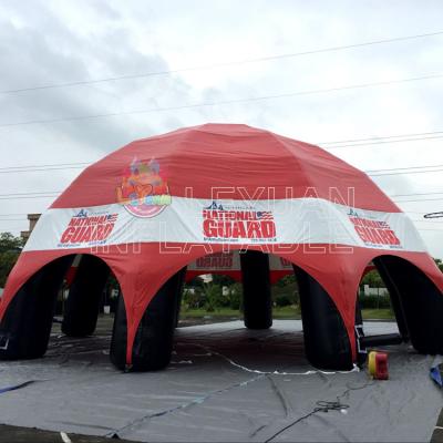 Tente d'araignée gonflable à l'air libre personnalisée pour la publicité